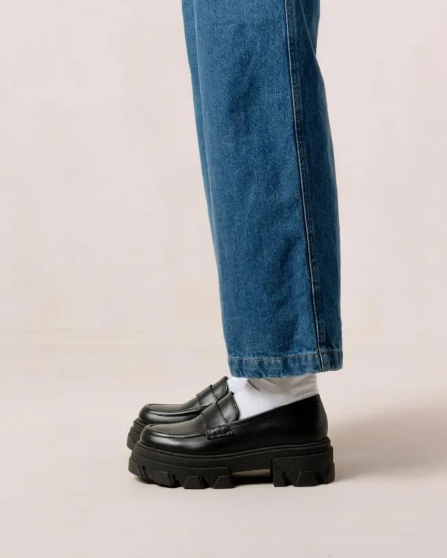 ALOHAS Loafers Trailblazer 8211 Black Leather Loafers 8211 Women