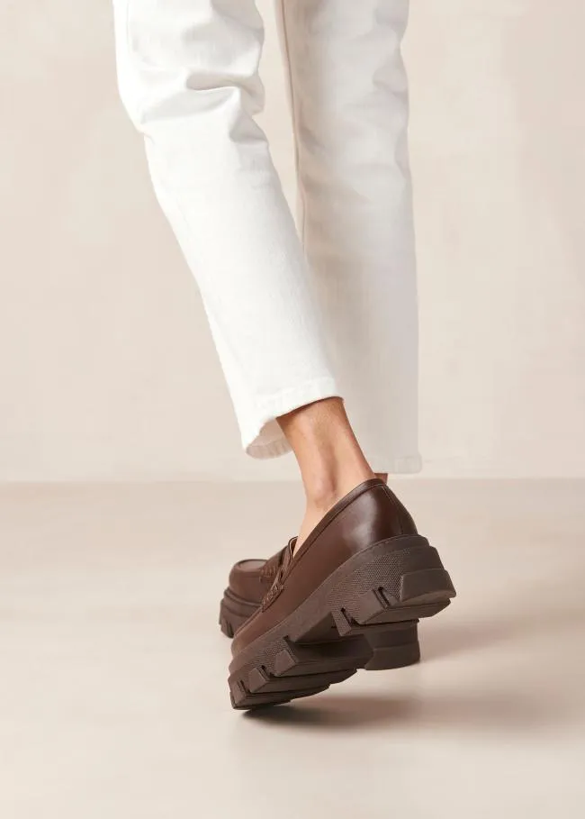 ALOHAS Loafers Trailblazer 8211 Brown Chunky Loafers 8211 Women