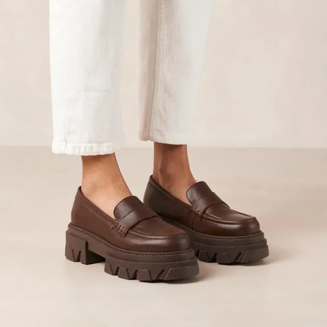 ALOHAS Loafers Trailblazer 8211 Brown Chunky Loafers 8211 Women