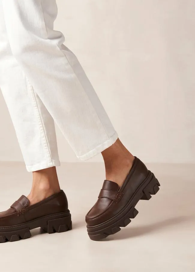 ALOHAS Loafers Trailblazer 8211 Brown Chunky Loafers 8211 Women