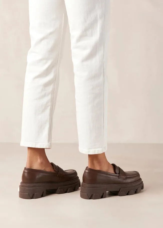 ALOHAS Loafers Trailblazer 8211 Brown Chunky Loafers 8211 Women