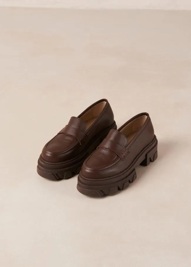 ALOHAS Loafers Trailblazer 8211 Brown Chunky Loafers 8211 Women