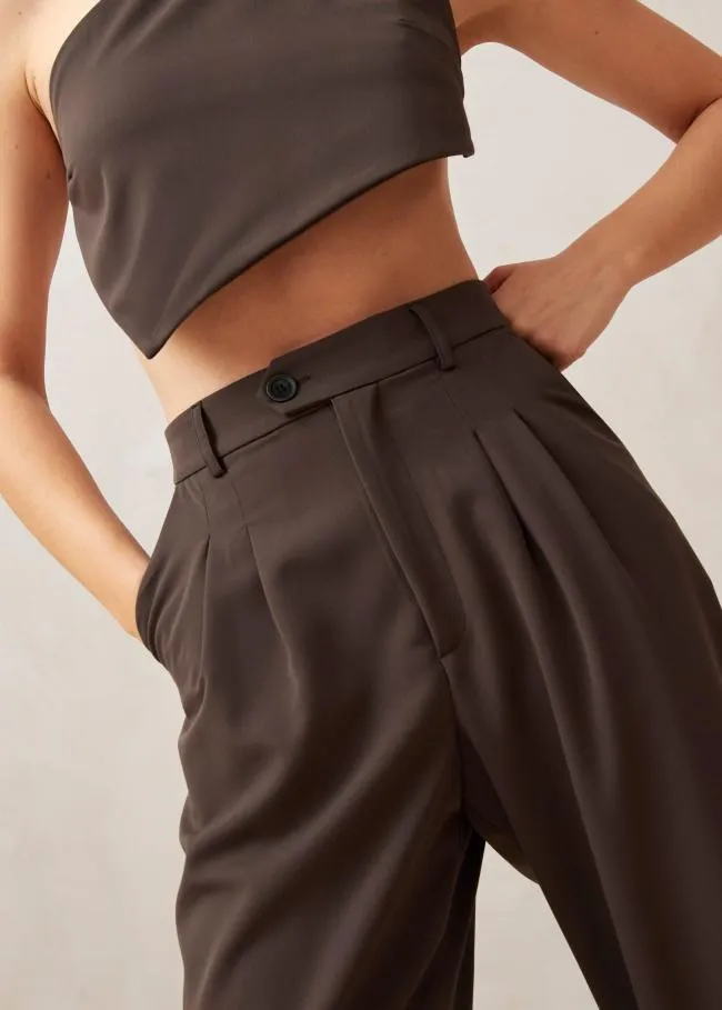 ALOHAS Pants Irina 8211 Brown Pants 8211 Women