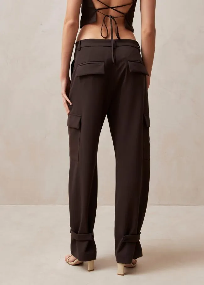 ALOHAS Pants Rita 8211 Brown Cargo Pants 8211 Women