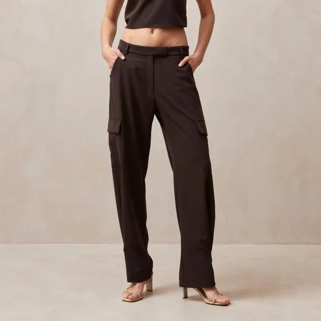 ALOHAS Pants Rita 8211 Brown Cargo Pants 8211 Women