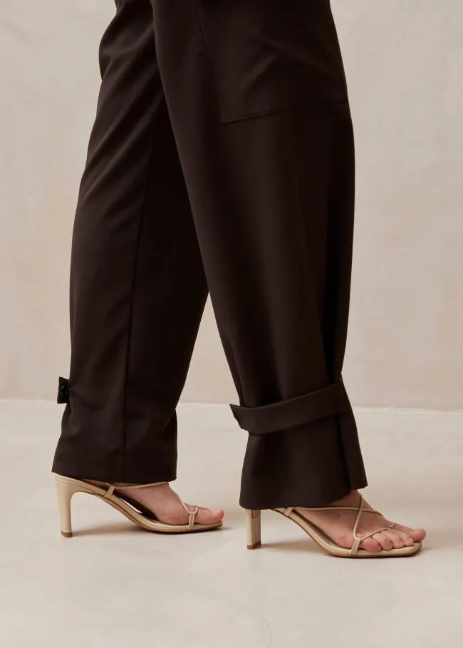 ALOHAS Pants Rita 8211 Brown Cargo Pants 8211 Women
