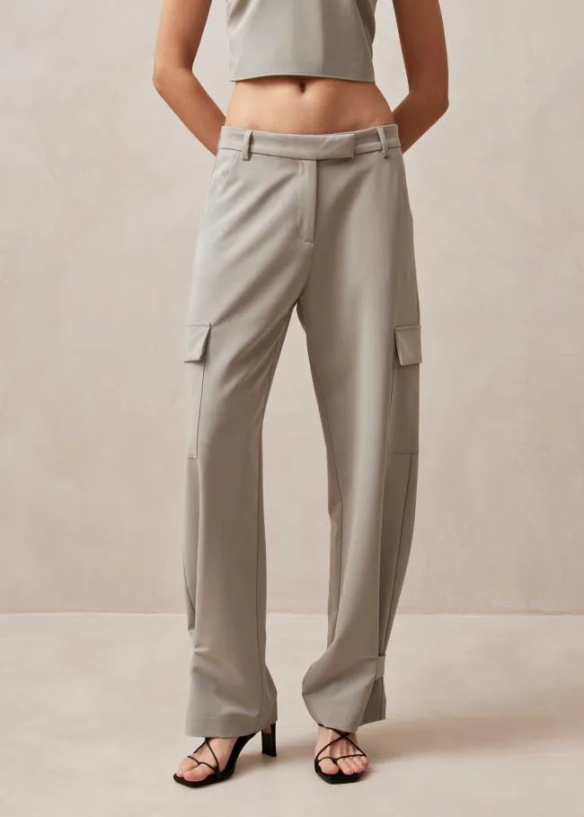 ALOHAS Pants Rita 8211 Gray Cargo Pants 8211 Women