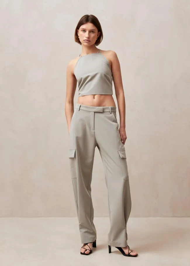 ALOHAS Pants Rita 8211 Gray Cargo Pants 8211 Women