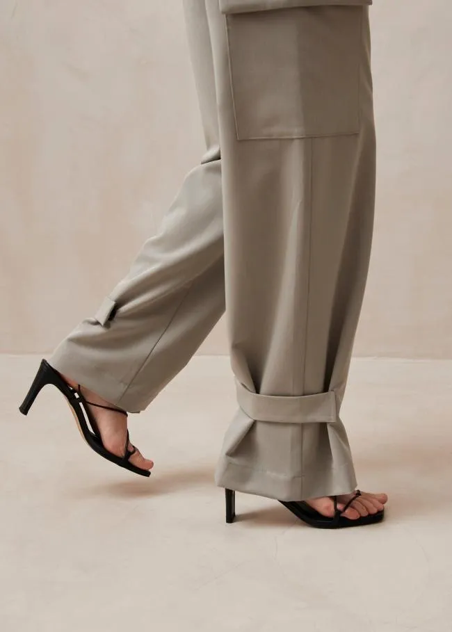ALOHAS Pants Rita 8211 Gray Cargo Pants 8211 Women