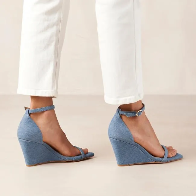 ALOHAS Sandals Gata 8211 Denim Wedge Sandals 8211 Women