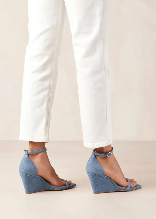 ALOHAS Sandals Gata 8211 Denim Wedge Sandals 8211 Women