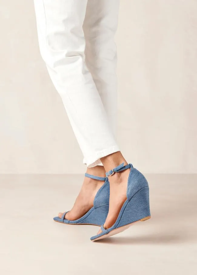 ALOHAS Sandals Gata 8211 Denim Wedge Sandals 8211 Women
