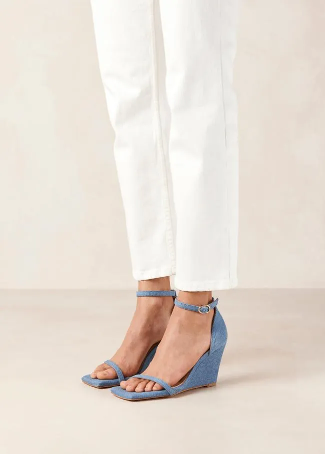 ALOHAS Sandals Gata 8211 Denim Wedge Sandals 8211 Women