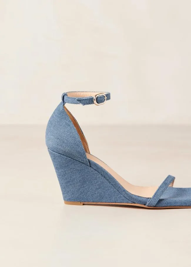 ALOHAS Sandals Gata 8211 Denim Wedge Sandals 8211 Women