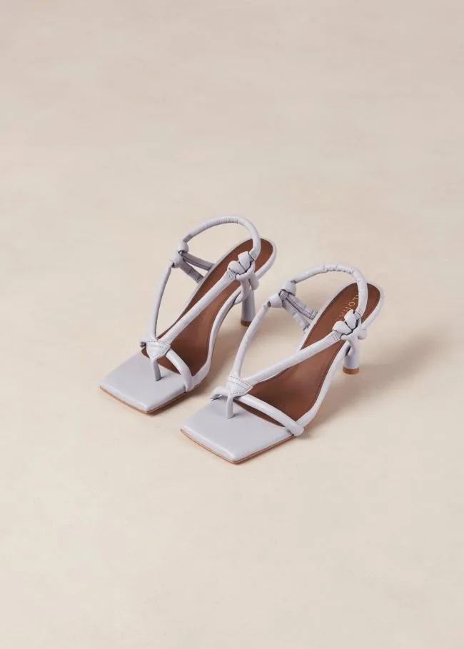 ALOHAS Sandals Sheila 8211 Purple Leather Sandals 8211 Women