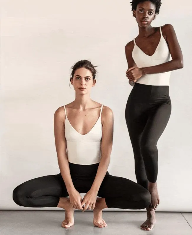 ALOHAS Sportswear The Sirenita 8211 Black And White Econyl Bodysuit 8211 Women