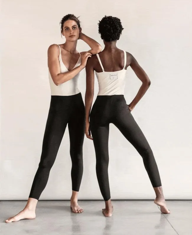 ALOHAS Sportswear The Sirenita 8211 Black And White Econyl Bodysuit 8211 Women ALOHAS Sportswear The Sirenita 8211 Black And White Econyl Bodysuit 8211 Women