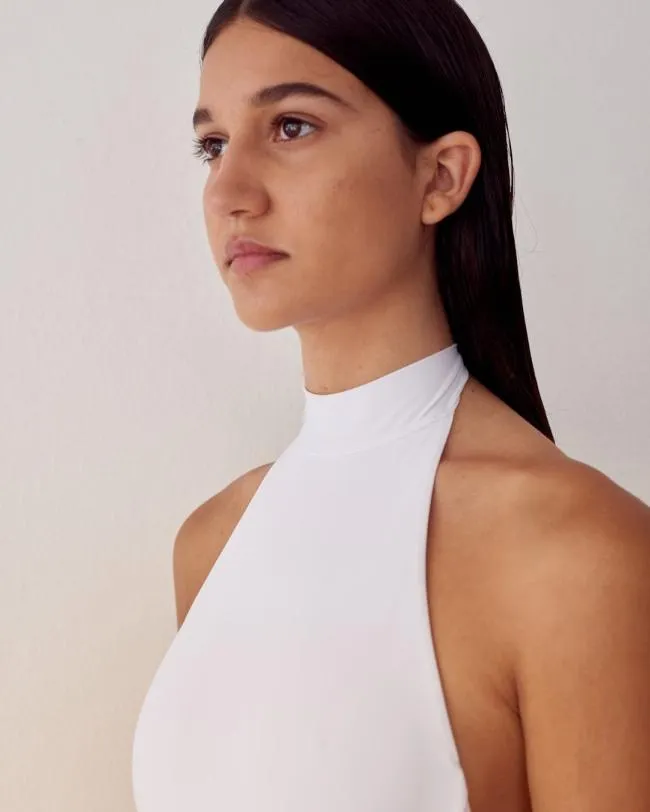 ALOHAS Swimwear The Higher 8211 White Econyl Swimsuit 8211 Women