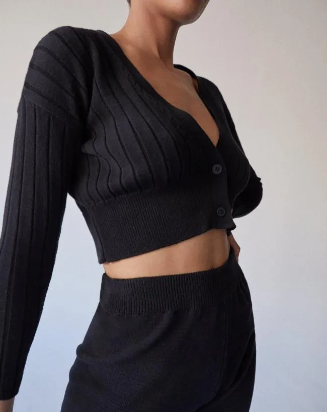 ALOHAS Tops Tender 8211 Black Cardigan 8211 Women