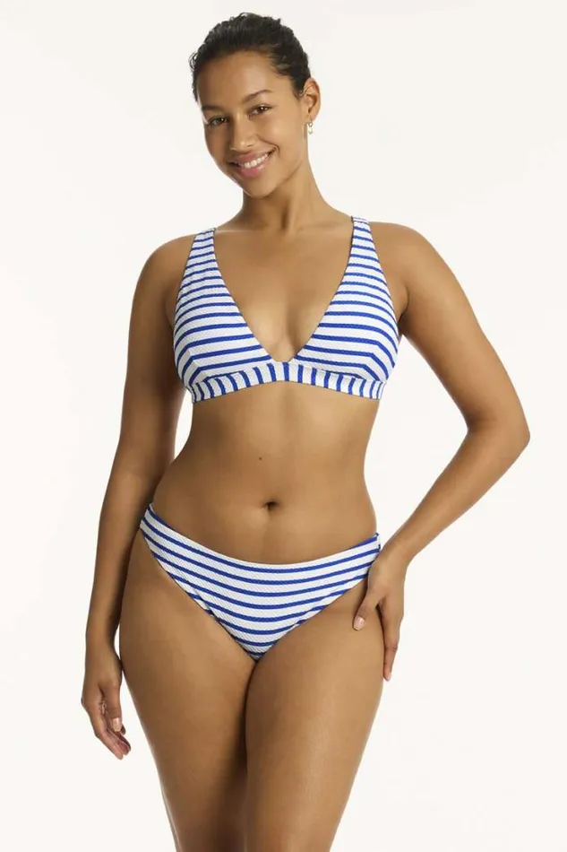 Amalfi Longline Tri Amalfi Blue Women Sea Level Tops