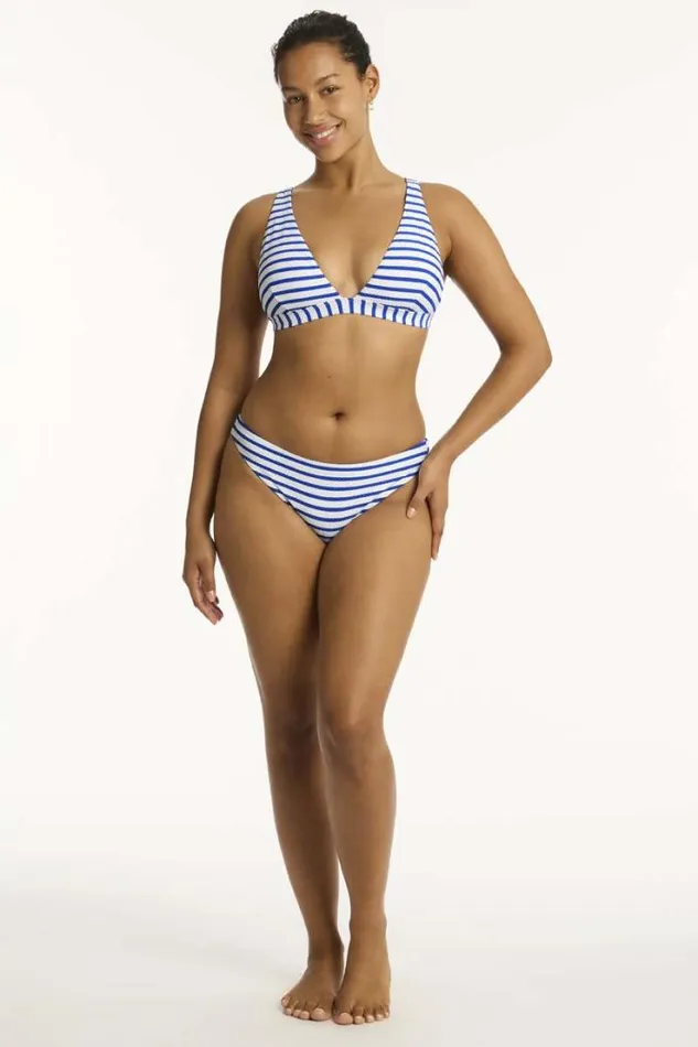 Amalfi Longline Tri Amalfi Blue Women Sea Level Tops