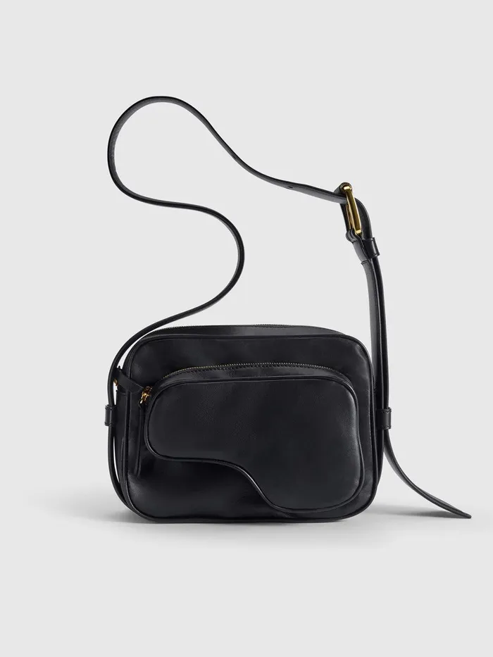 ATP Atelier Crossbody Bags Verona Black Nappa Pocket Bag Black 8211 Women