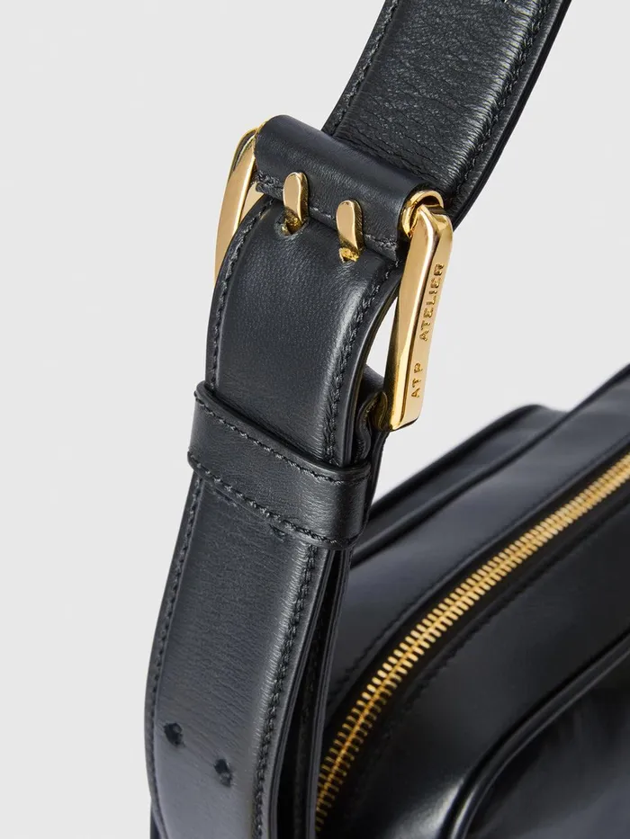 ATP Atelier Crossbody Bags Verona Black Nappa Pocket Bag Black 8211 Women
