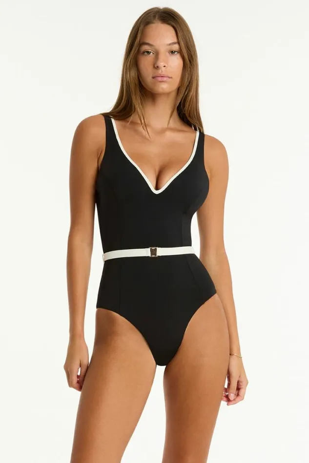Babylon Plunge One Piece Babylon Women Sea Level One Pieces