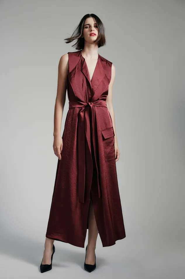 Bardot Day To Night Dresses Lanza Midi Dress In Burgundy 8211 Women
