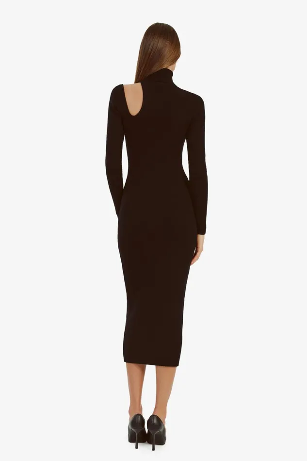 Bardot Day To Night Dresses Olesa Asymmetric Knit Dress In Black 8211 Women Bardot Day To Night Dresses Olesa Asymmetric Knit Dress In Black 8211 Women