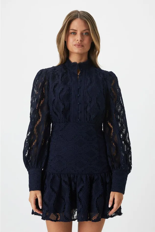 Bardot Day To Night Dresses Remy Lace Dress In Navy 8211 Women Bardot Day To Night Dresses Remy Lace Dress In Navy 8211 Women