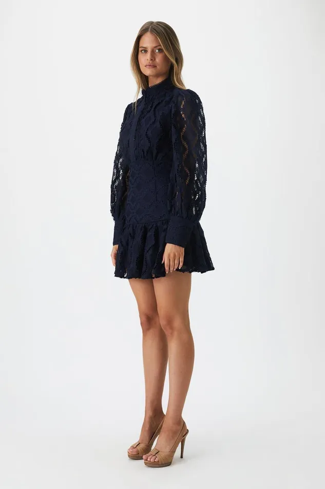 Bardot Day To Night Dresses Remy Lace Dress In Navy 8211 Women Bardot Day To Night Dresses Remy Lace Dress In Navy 8211 Women