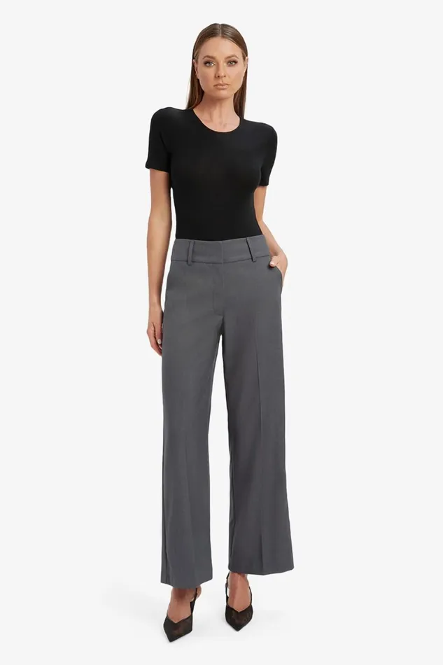 Bardot Pants Maika Straight Leg Pant In Dark Grey 8211 Women Bardot Pants Maika Straight Leg Pant In Dark Grey 8211 Women