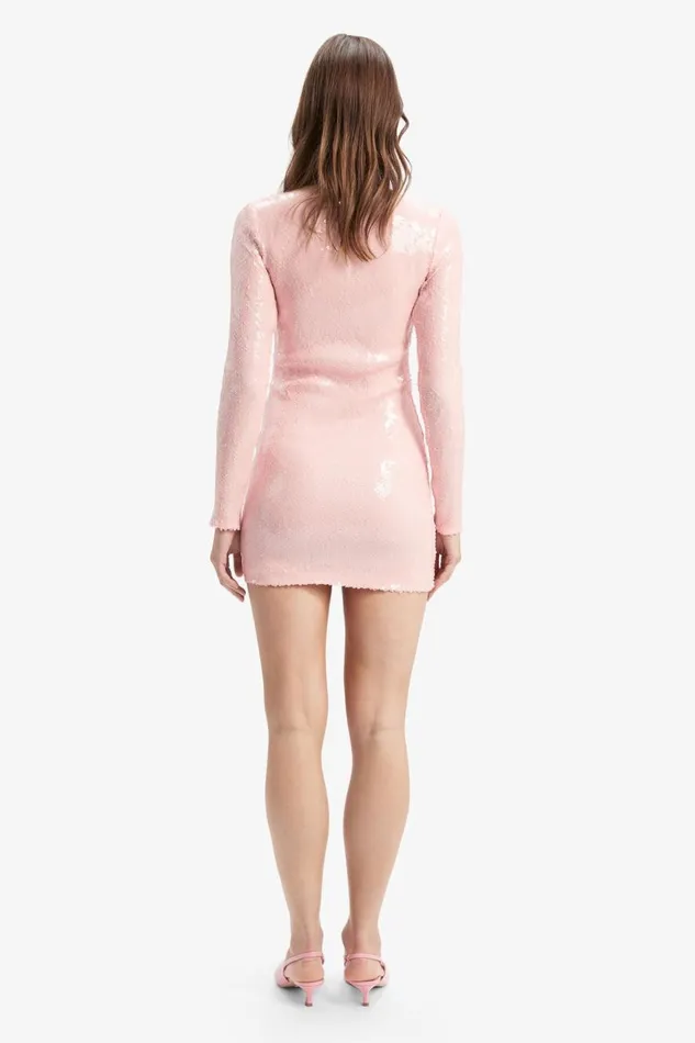 Bardot Party Dresses Arna Sequin Mini Dress In Soft Pink 8211 Women Bardot Party Dresses Arna Sequin Mini Dress In Soft Pink 8211 Women