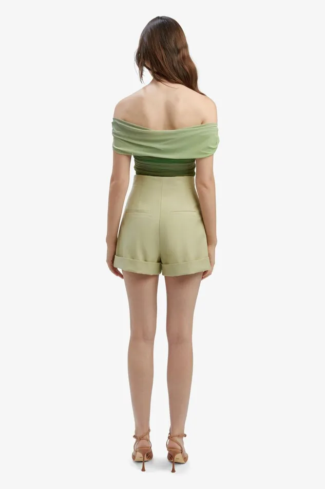 Bardot Party Tops Aurelia Mesh Top In Green Ombre 8211 Women Bardot Party Tops Aurelia Mesh Top In Green Ombre 8211 Women