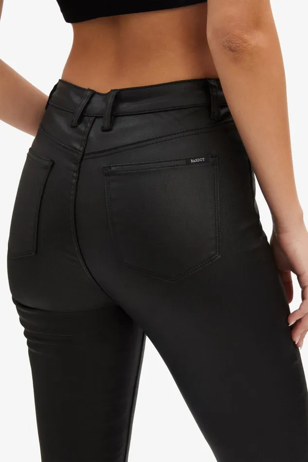 Bardot Skinny Jean Khloe Hi Tall Coated Jeans In Black 8211 Women Bardot Skinny Jean Khloe Hi Tall Coated Jeans In Black 8211 Women