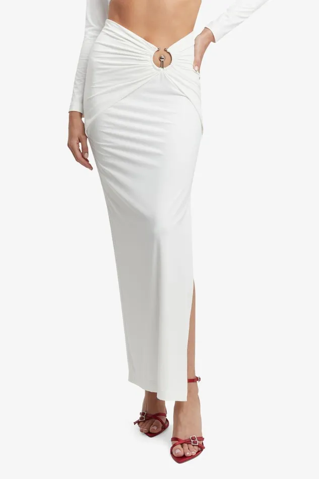 Bardot Skirts Neve Maxi Skirt In Orchid White 8211 Women Bardot Skirts Neve Maxi Skirt In Orchid White 8211 Women