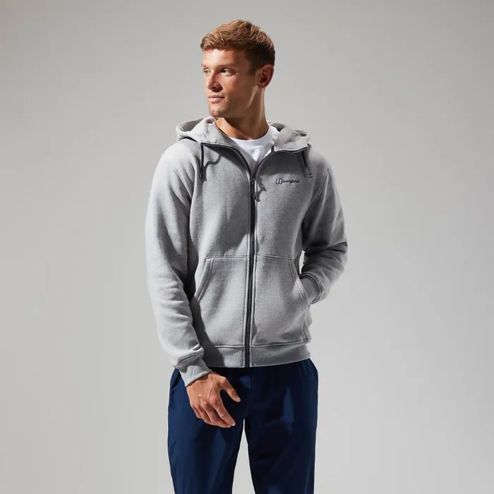 Berghaus Fleece Logo FZ Hoody Dark Grey 8211 Men Berghaus Fleece Logo FZ Hoody Dark Grey 8211 Men