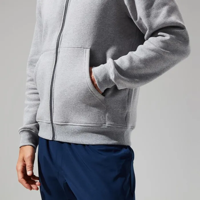 Berghaus Fleece Logo FZ Hoody Dark Grey 8211 Men Berghaus Fleece Logo FZ Hoody Dark Grey 8211 Men