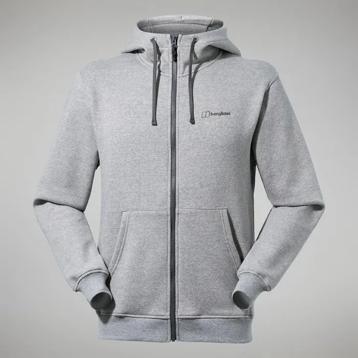 Berghaus Fleece Logo FZ Hoody Dark Grey 8211 Men Berghaus Fleece Logo FZ Hoody Dark Grey 8211 Men