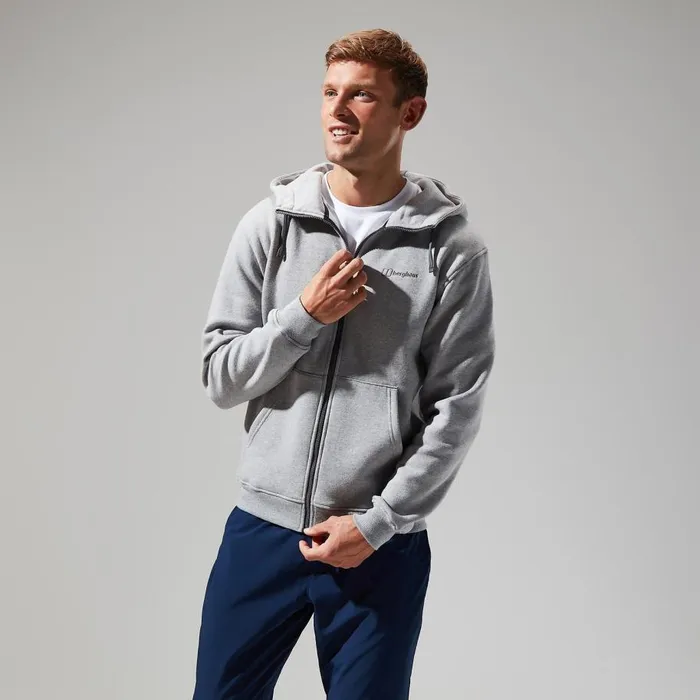 Berghaus Fleece Logo FZ Hoody Dark Grey 8211 Men Berghaus Fleece Logo FZ Hoody Dark Grey 8211 Men