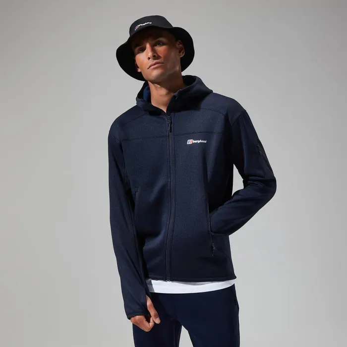 Berghaus Fleece Pravitale MTN 20 Hooded Jacket 8211 Dark BlueBlue 8211 Men