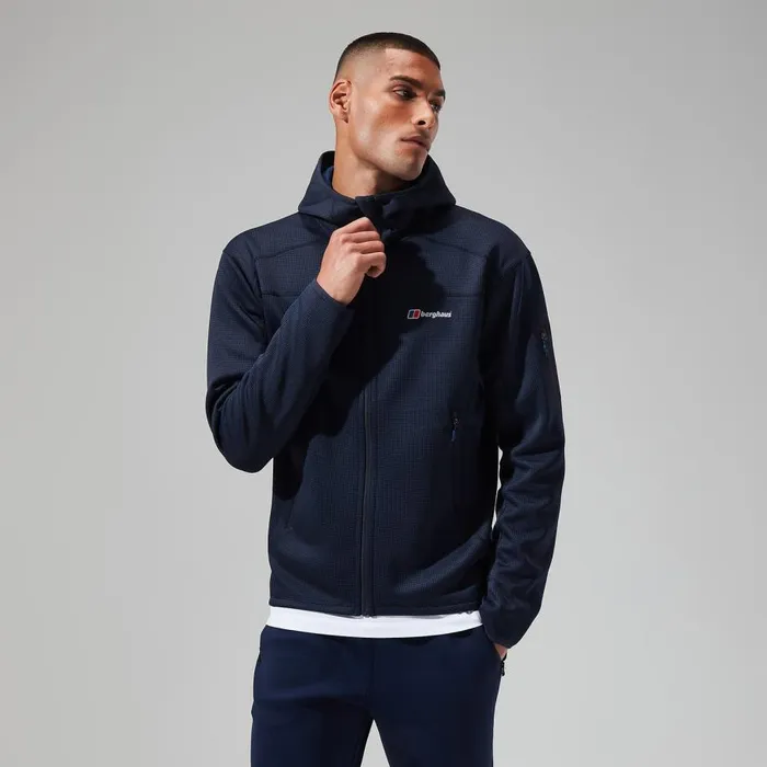 Berghaus Fleece Pravitale MTN 20 Hooded Jacket 8211 Dark BlueBlue 8211 Men