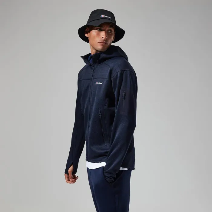 Berghaus Fleece Pravitale MTN 20 Hooded Jacket 8211 Dark BlueBlue 8211 Men
