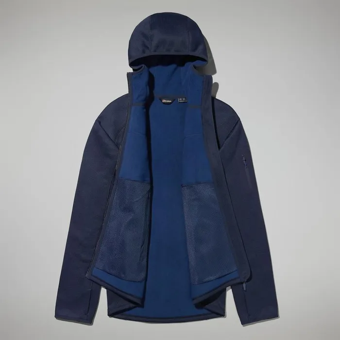 Berghaus Fleece Pravitale MTN 20 Hooded Jacket 8211 Dark BlueBlue 8211 Men