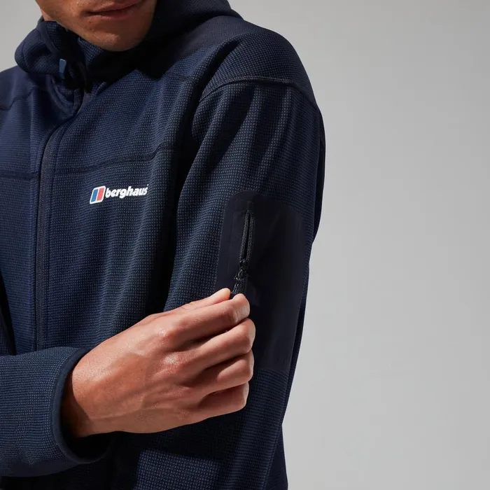 Berghaus Fleece Pravitale MTN 20 Hooded Jacket 8211 Dark BlueBlue 8211 Men