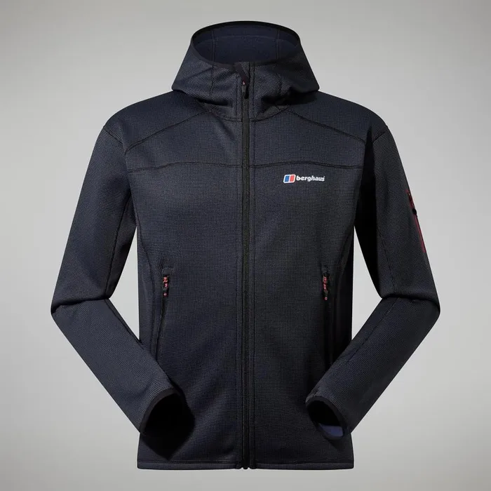 Berghaus Fleece Pravitale MTN 20 Hooded Jacket 8211 GreyBlack 8211 Men