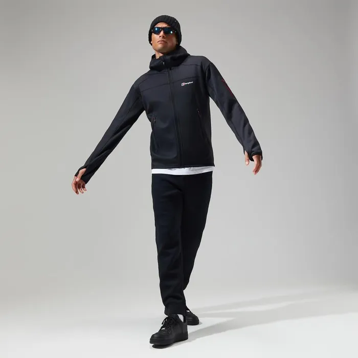 Berghaus Fleece Pravitale MTN 20 Hooded Jacket 8211 GreyBlack 8211 Men