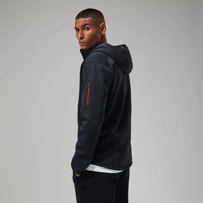 Berghaus Fleece Pravitale MTN 20 Hooded Jacket 8211 GreyBlack 8211 Men