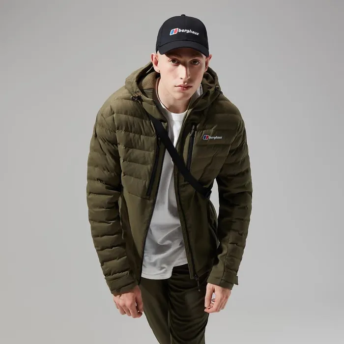 Berghaus Insulated Theran Hybrid Hooded Jacket 8211 Dark Green 8211 Men